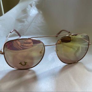 Aviator Sunglasses Gold And Yellow